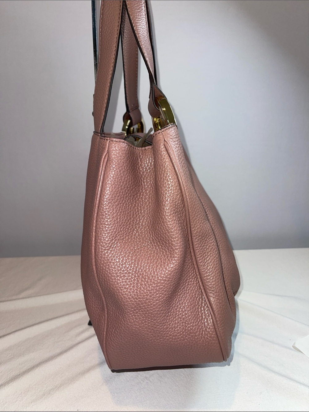 Michael Kors Fulton Large Leather East West Shoulder Bag Tote - Picture 5 of 12